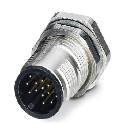 Phoenix Contact M12 Receptacle; SACC-DSI-MS-17CON-M12 SCO; Male; 17-Pin; A - Standard Key; Rear Mount; PCB